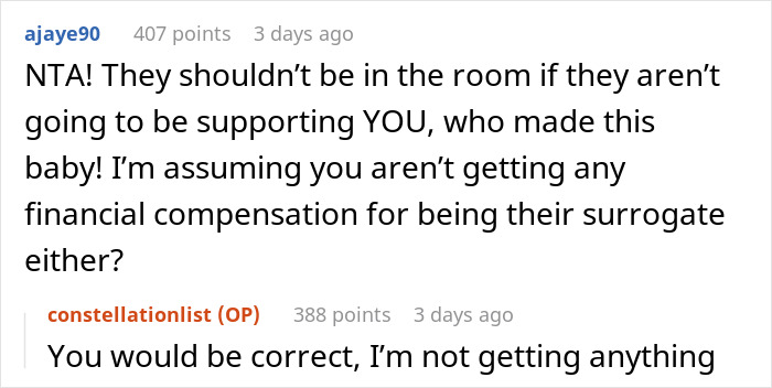 &ldquo;AITA For Telling My BIL And His Wife That I Don&rsquo;t Want To Follow Their Birth Plan?&rdquo;