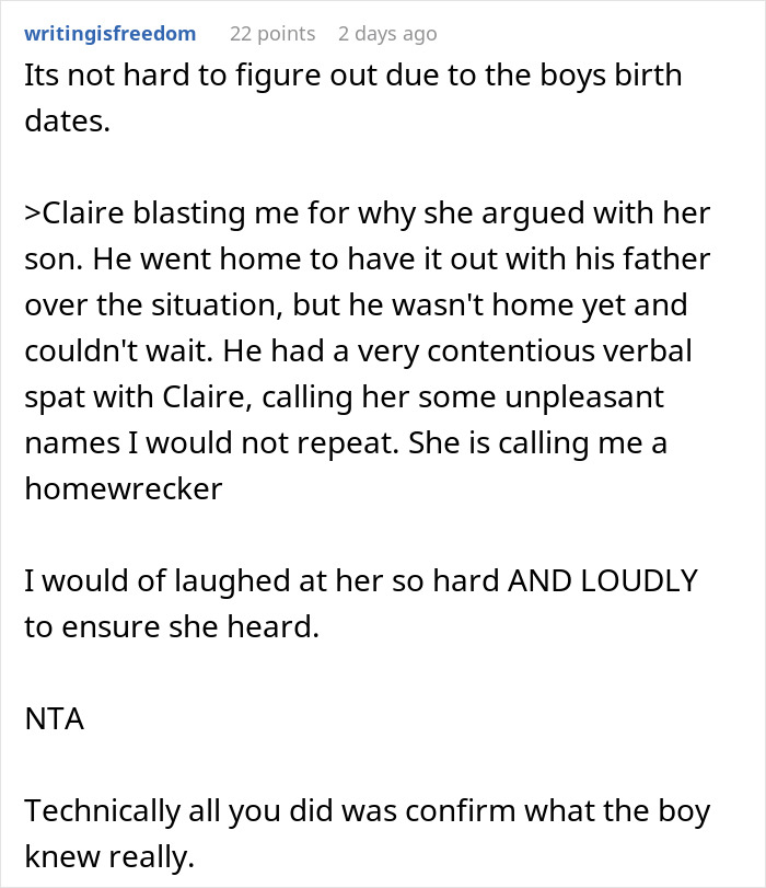 &ldquo;AITA Because I Told My Ex-Husband&rsquo;s Son The Truth About Why We Divorced&rdquo;
