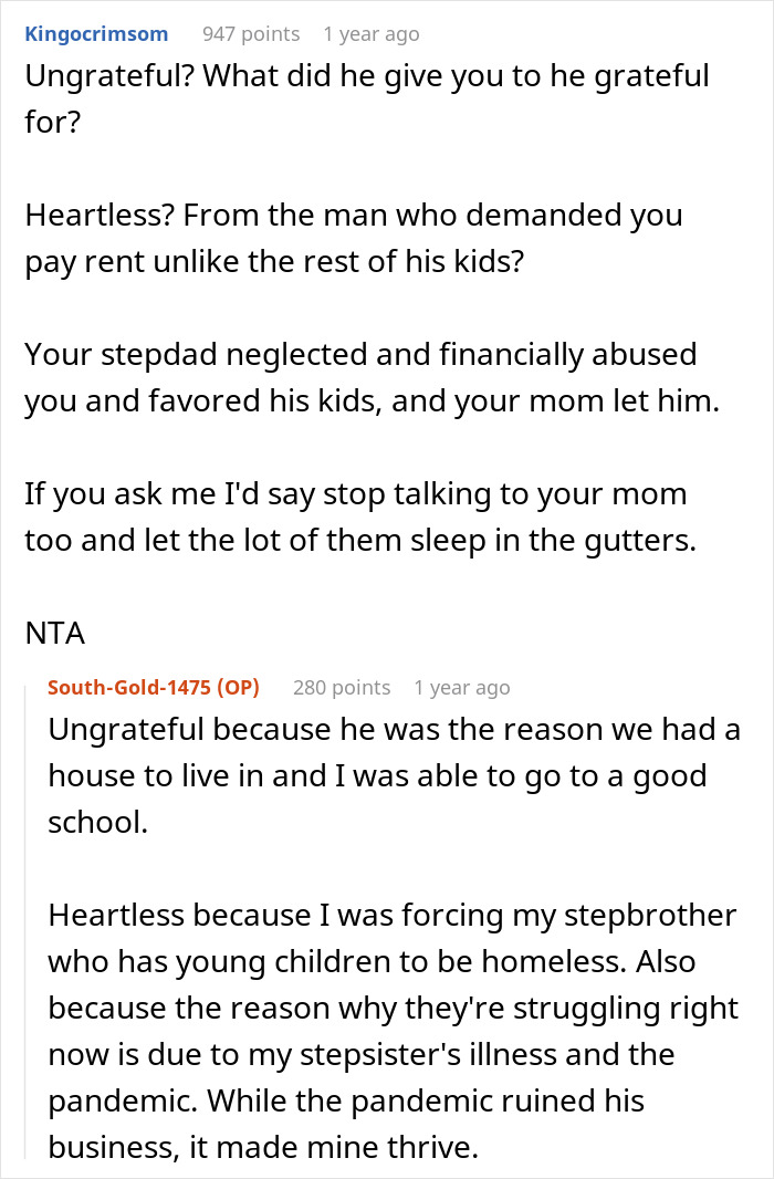Dad Treats Stepson Like Trash, Is Shocked He Doesn't Help Out When He's Rich Dad Treats Stepson Like Trash, Is Shocked He Doesn't Help Out When He's Rich