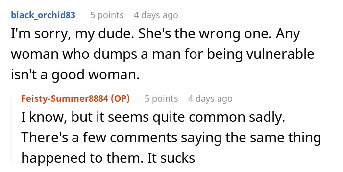 Man Opens Up To GF Of 2 Years, She Makes Fun Of Him Behind His Back Man Opens Up To GF Of 2 Years, She Makes Fun Of Him Behind His Back