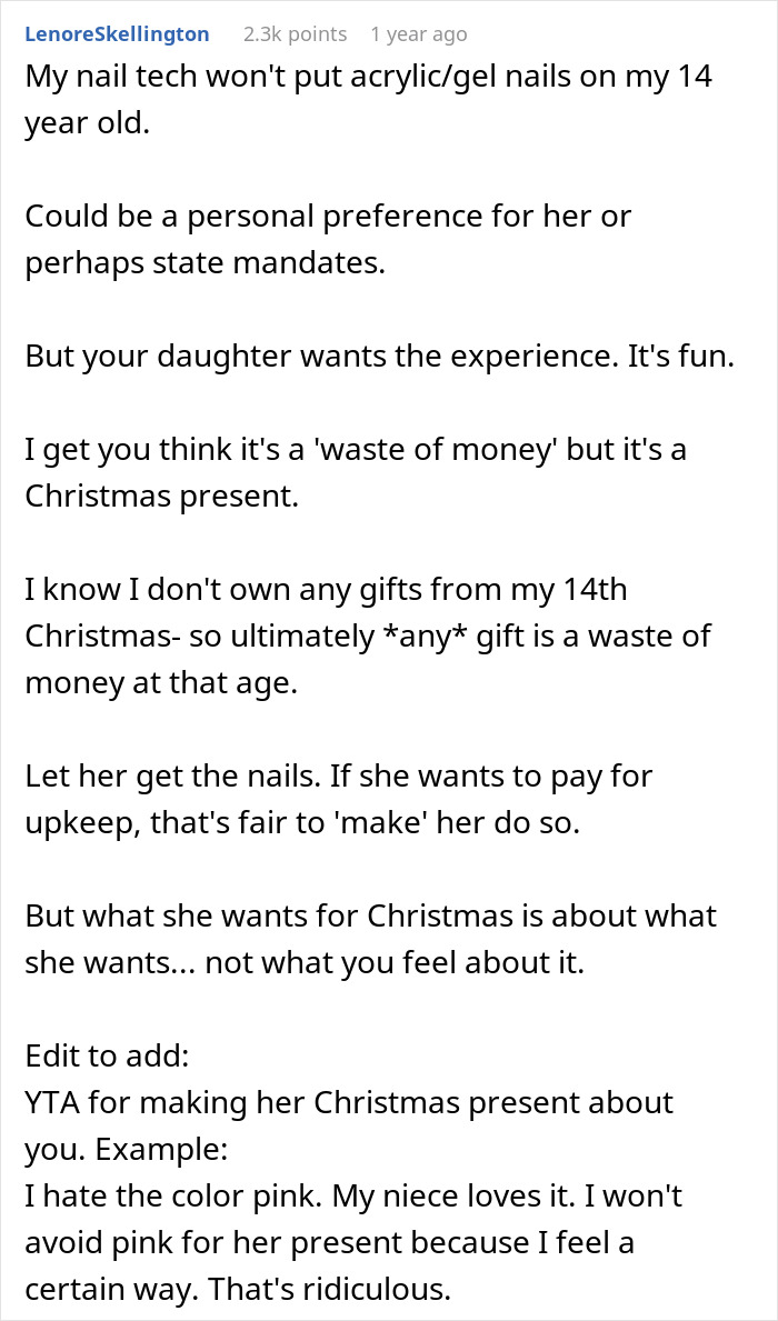 Woman Expects Daughter To Get Cheap Press-On Nails Over Acrylic Ones, Netizens Bash Her Woman Expects Daughter To Get Cheap Press-On Nails Over Acrylic Ones, Netizens Bash Her