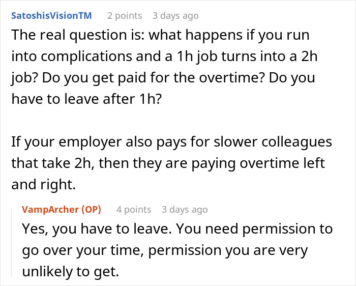 Worker Refuses To Accept Lower Pay For Finishing Work Faster, Tests Corporate Policy