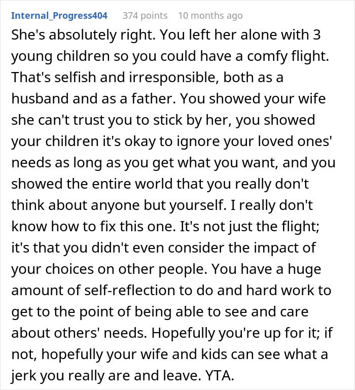 Wife Tells Husband They Need To Have A "Serious Discussion" After His Behavior At Airport Wife Tells Husband They Need To Have A "Serious Discussion" After His Behavior At Airport