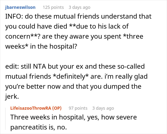 "Am I The Jerk For Breaking Up With My Boyfriend Because He Ignored My Medical Emergency?"