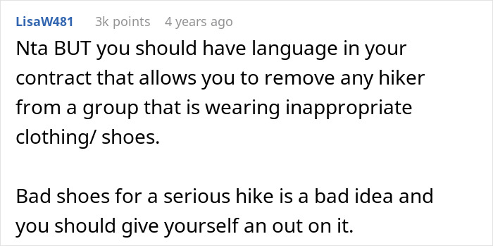 &ldquo;AITA For Canceling On A Group Of Very Out Of Shape Women That Hired Me To Guide Their Hikes?&rdquo;