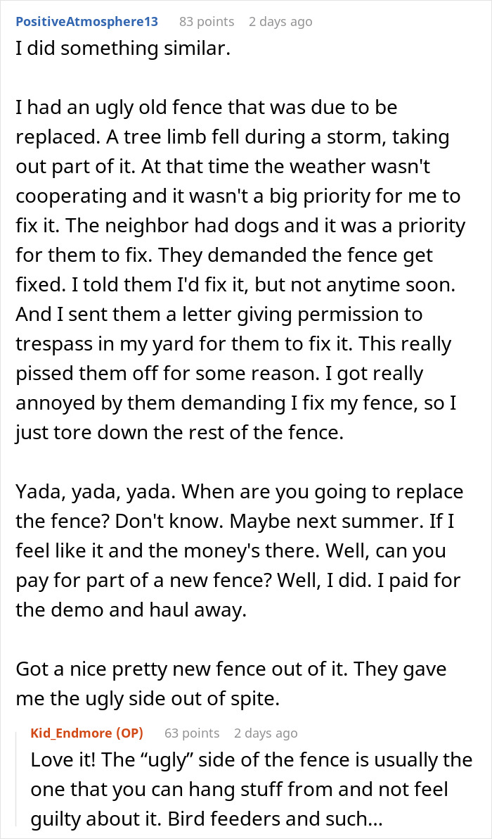 Annoying Woman Threatens To Sue Neighbor Over A Fence, Regrets It When He Tears It Down