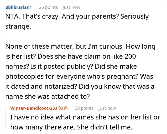 Parents Instruct New Mom To Rename Baby As His Name Is On Her Single &ldquo;Golden Child&rdquo; Sister&rsquo;s List