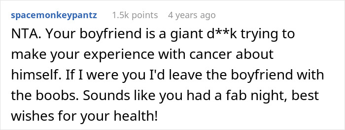 BF Demands GF Apologize For Having A 'Boob Voyage' Party BF Demands GF Apologize For Having A 'Boob Voyage' Party