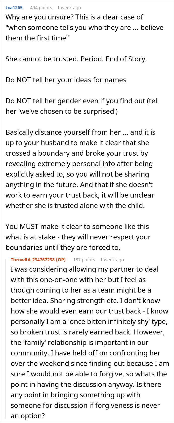 MIL Oversteps Boundaries, Exposes Couple’s Pregnancy Just 7 Weeks In MIL Oversteps Boundaries, Exposes Couple’s Pregnancy Just 7 Weeks In