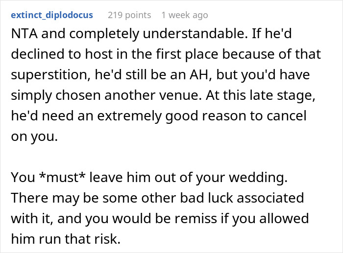 Guy Pulls The Plug On Hosting Backyard Wedding For Sister After He Listens To Friend's Superstitions Guy Pulls The Plug On Hosting Backyard Wedding For Sister After He Listens To Friend's Superstitions