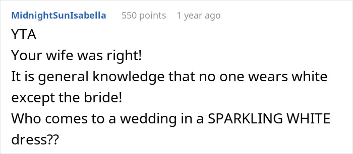 “Saw My Wife’s Face Drop”: Groom’s Stepsister Shows Up To Wedding Wearing White “Saw My Wife’s Face Drop”: Groom’s Stepsister Shows Up To Wedding Wearing White