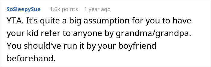 Mom Introduces BF&rsquo;s Parents To Her Toddler As &lsquo;Grandma And Grandpa,&rsquo; It Costs Her Relationship