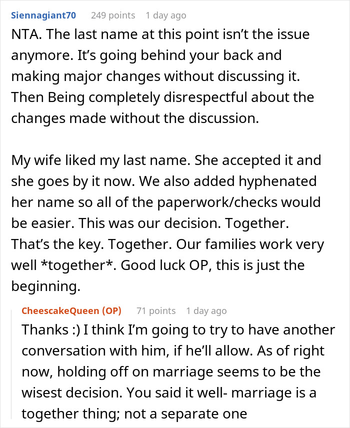 Woman Unravels Guy's Cheating After He Decides He Won&rsquo;t Marry Her If She Won&rsquo;t Take His Name 