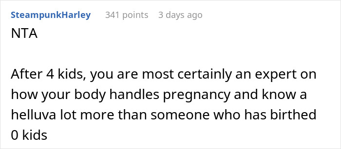 &ldquo;AITA For Telling My BIL And His Wife That I Don&rsquo;t Want To Follow Their Birth Plan?&rdquo;