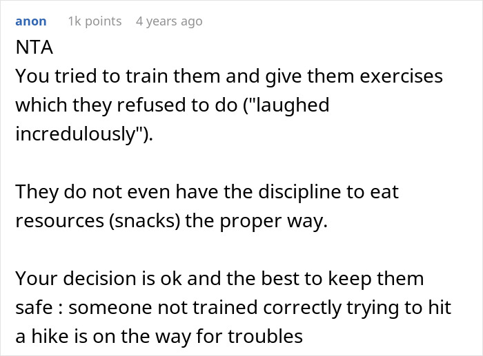 &ldquo;AITA For Canceling On A Group Of Very Out Of Shape Women That Hired Me To Guide Their Hikes?&rdquo;