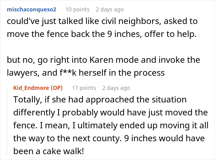 Annoying Woman Threatens To Sue Neighbor Over A Fence, Regrets It When He Tears It Down