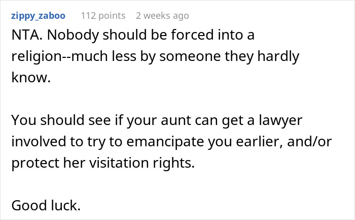 Atheist Teen Forced To Live With Religious Dad Who He Just Met After His Mom Passed Away