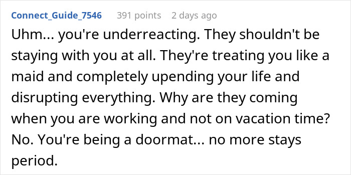&ldquo;They Are No Longer Welcome&rdquo;: Woman Treated Like A Maid In Her Own Home, Puts Her Foot Down