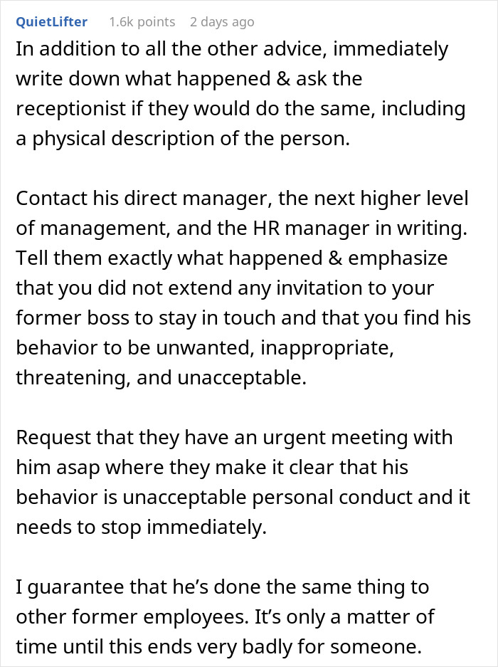 "My Former Toxic Boss Showed Up At My New Workplace Today" "My Former Toxic Boss Showed Up At My New Workplace Today"