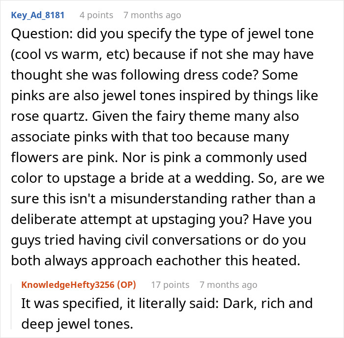 Woman Lashes Out At SIL Who Complained About How She Looked In Photos After Ignoring Wedding Theme