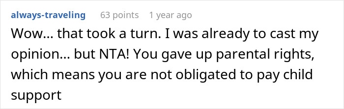 Pregnant GF Doesn’t Want Baby’s Dad Around, Waives Parental Rights, Years Later Asks For Support Pregnant GF Doesn’t Want Baby’s Dad Around, Waives Parental Rights, Years Later Asks For Support