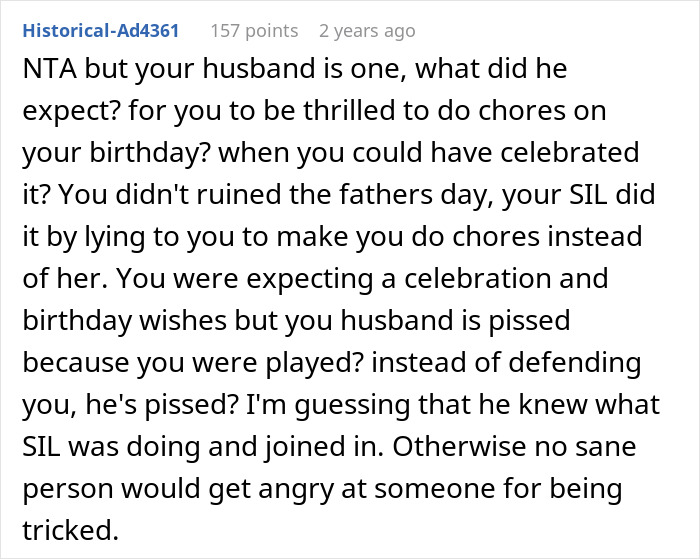 Husband Furious Wife Left His Family Event That She Was Told Would Be Her Birthday Celebration