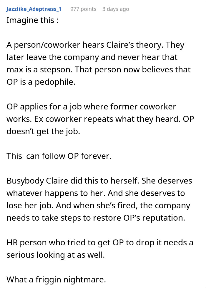 Woman Freaks Out After She Sees Coworker's Wife, Tells Everyone He's A Groomer