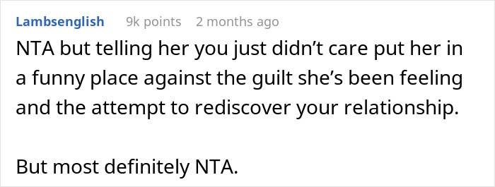 Wife Is Furious Husband Knew About Her Affair Of 2 Years And Just Didn't Care