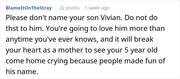 Parents Are Determined To Name Son Vivian, People Online Suggest They Rethink Their Choice