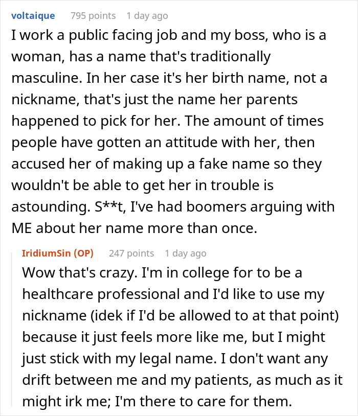 Man Disrespects Woman When He Finds Out About Her Masculine Name, She Vents On Reddit