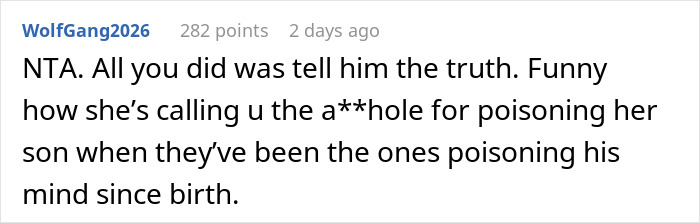 &ldquo;AITA Because I Told My Ex-Husband&rsquo;s Son The Truth About Why We Divorced&rdquo;