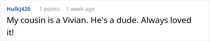 Parents Are Determined To Name Son Vivian, People Online Suggest They Rethink Their Choice