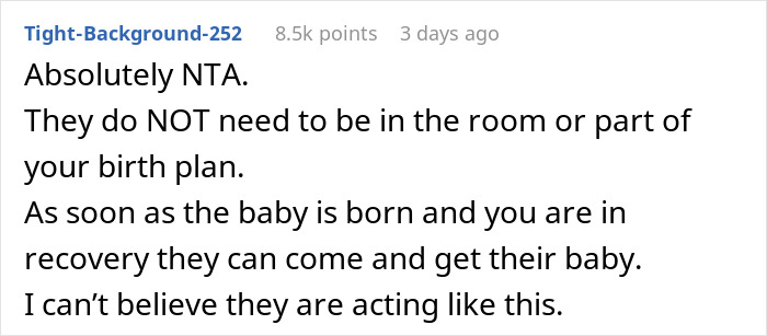 &ldquo;AITA For Telling My BIL And His Wife That I Don&rsquo;t Want To Follow Their Birth Plan?&rdquo;