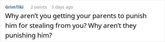 Brother Refuses To Apologize For Stealing From Sibling, Gets His Biggest Fear Used Against Him