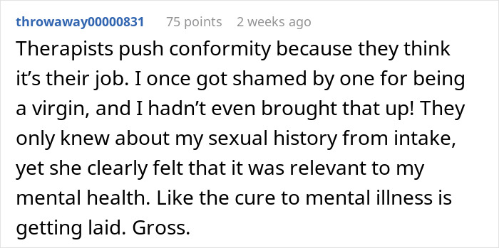 Married Lady Leaves Therapy 60 Minutes Early Because Therapist Tries To Correct Her Childfree Status