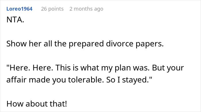 Wife Is Furious Husband Knew About Her Affair Of 2 Years And Just Didn't Care