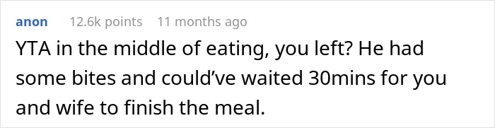&ldquo;[Am I The Jerk] For Leaving Dinner To Get My Son McDonald's, Even Though Food Was Served?&rdquo;