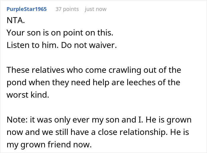 Single Mom And Teen Refuse To Let Family Move In After Being Left To Fend For Themselves For Years Single Mom And Teen Refuse To Let Family Move In After Being Left To Fend For Themselves For Years
