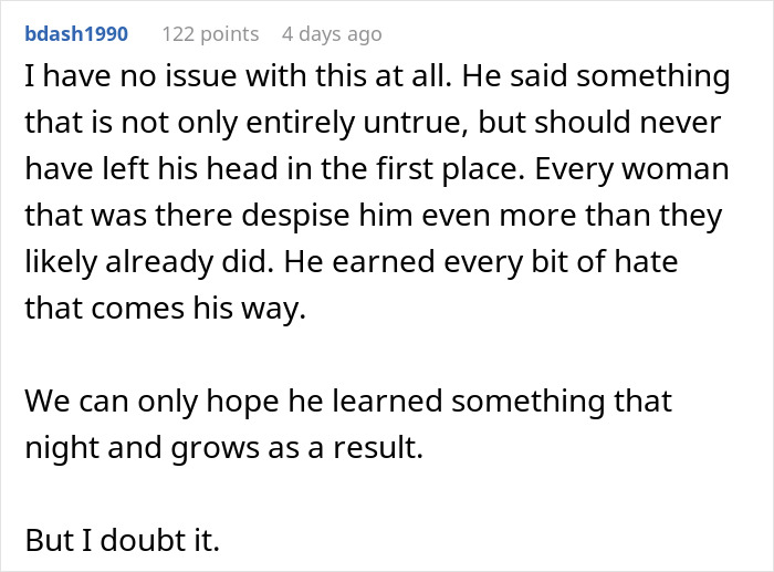 Man Publicly Shames A Childfree Woman, She Claps Back So Strongly That He Takes “Sick Leave” Man Publicly Shames A Childfree Woman, She Claps Back So Strongly That He Takes “Sick Leave”