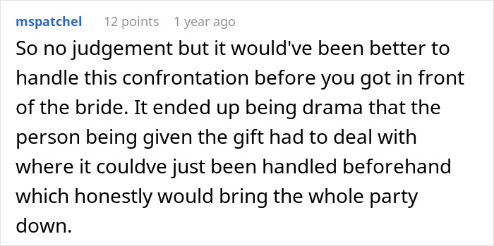 Woman Gets Publicly Called Out For Taking Credit For A Gift She Avoided Contributing To, Gets Upset Woman Gets Publicly Called Out For Taking Credit For A Gift She Avoided Contributing To, Gets Upset