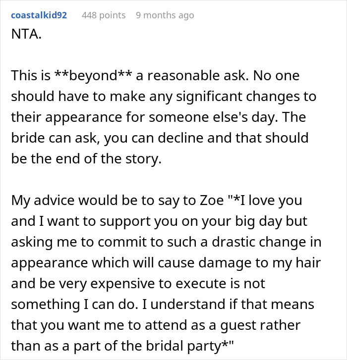 Couple Breaks Up After Bride Changes Her Mind About Making The Bridal Party Bleach Their Hair