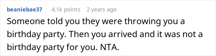 Husband Furious Wife Left His Family Event That She Was Told Would Be Her Birthday Celebration