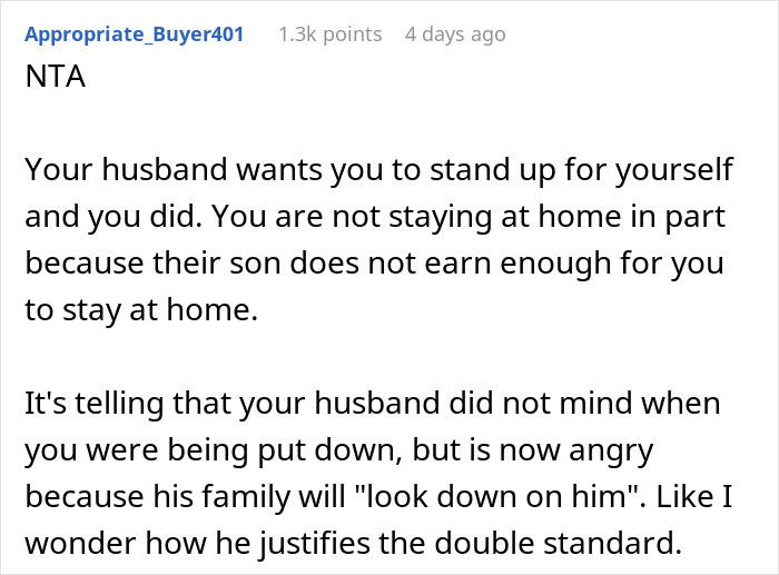 Woman Defends Herself Against In-Laws&rsquo; Criticism, Leaves Husband Fuming