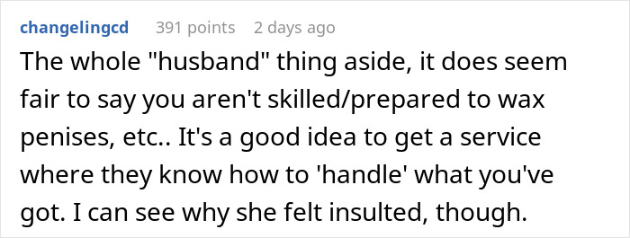 "Am I The Jerk For Refusing To Wax A Trans Woman Because I Didn't Want To Touch Male Genitalia?"