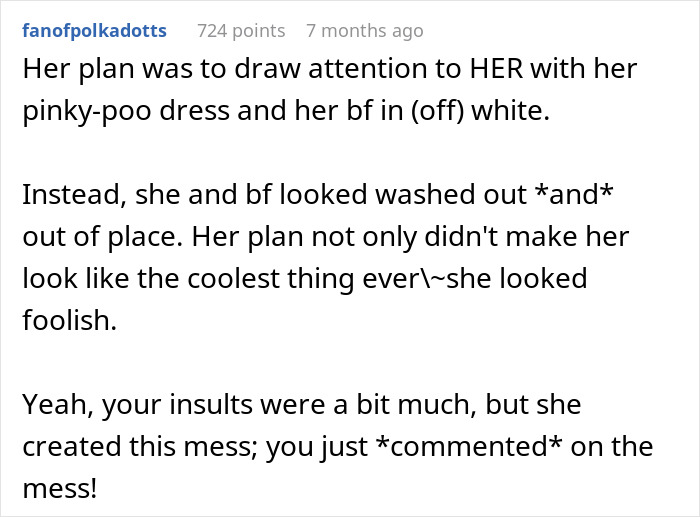 Woman Lashes Out At SIL Who Complained About How She Looked In Photos After Ignoring Wedding Theme