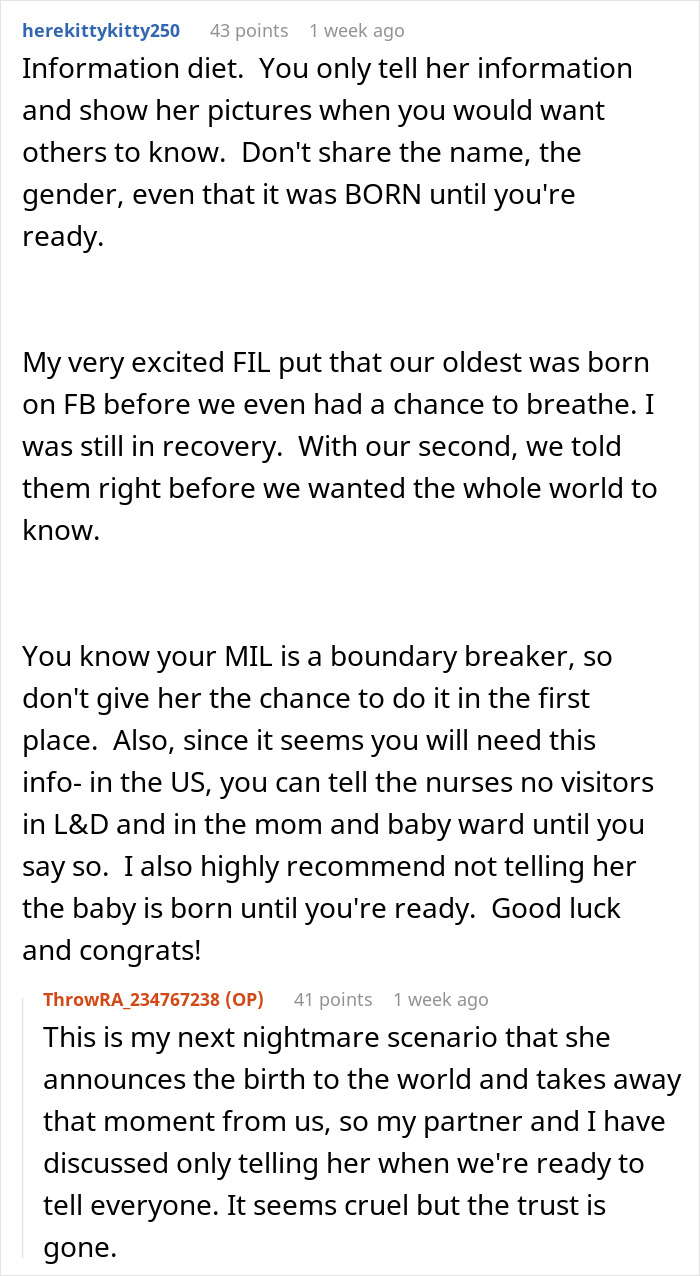 MIL Oversteps Boundaries, Exposes Couple’s Pregnancy Just 7 Weeks In MIL Oversteps Boundaries, Exposes Couple’s Pregnancy Just 7 Weeks In