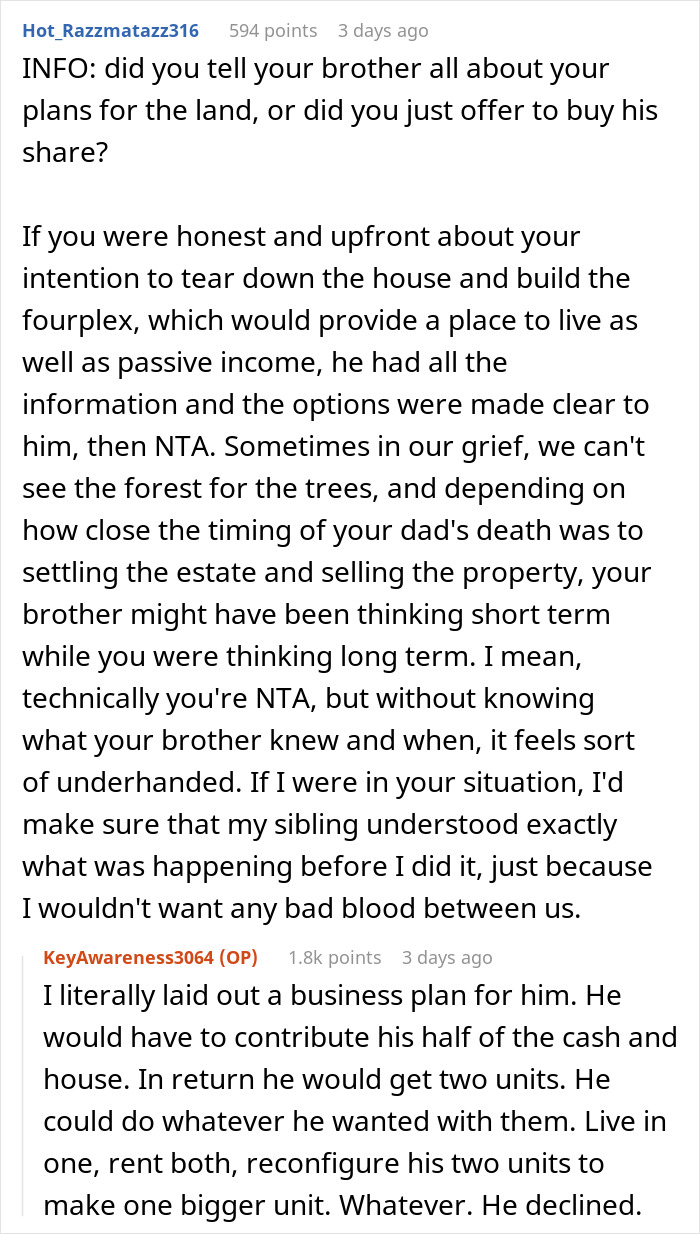 Brother Blows Inheritance On Car And Trips, Gets Mad Sibling Invested And Became A Landlord Brother Blows Inheritance On Car And Trips, Gets Mad Sibling Invested And Became A Landlord