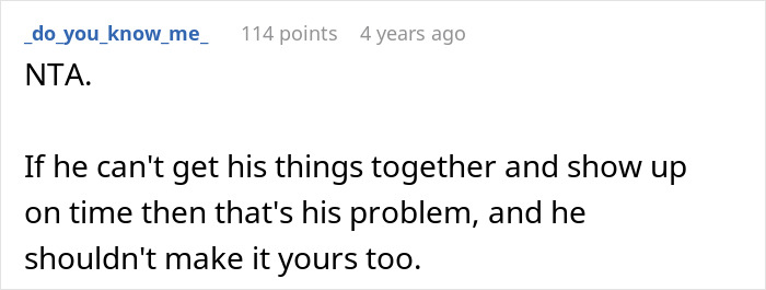 Woman Lies To BF About Event Start Date Because She's Tired Of His Selfish Behavior Woman Lies To BF About Event Start Date Because She's Tired Of His Selfish Behavior