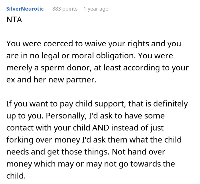 Pregnant GF Doesn’t Want Baby’s Dad Around, Waives Parental Rights, Years Later Asks For Support Pregnant GF Doesn’t Want Baby’s Dad Around, Waives Parental Rights, Years Later Asks For Support