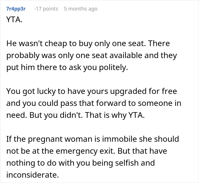 “His Face Sunk”: Woman Claps Back At A Man For Asking Her To Switch Seats With His Pregnant Wife “His Face Sunk”: Woman Claps Back At A Man For Asking Her To Switch Seats With His Pregnant Wife